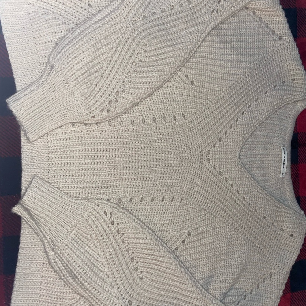 Cream Fall Sweater